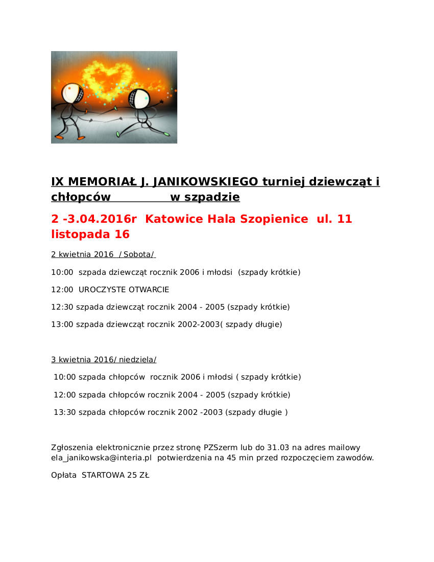 ix memorial katowice